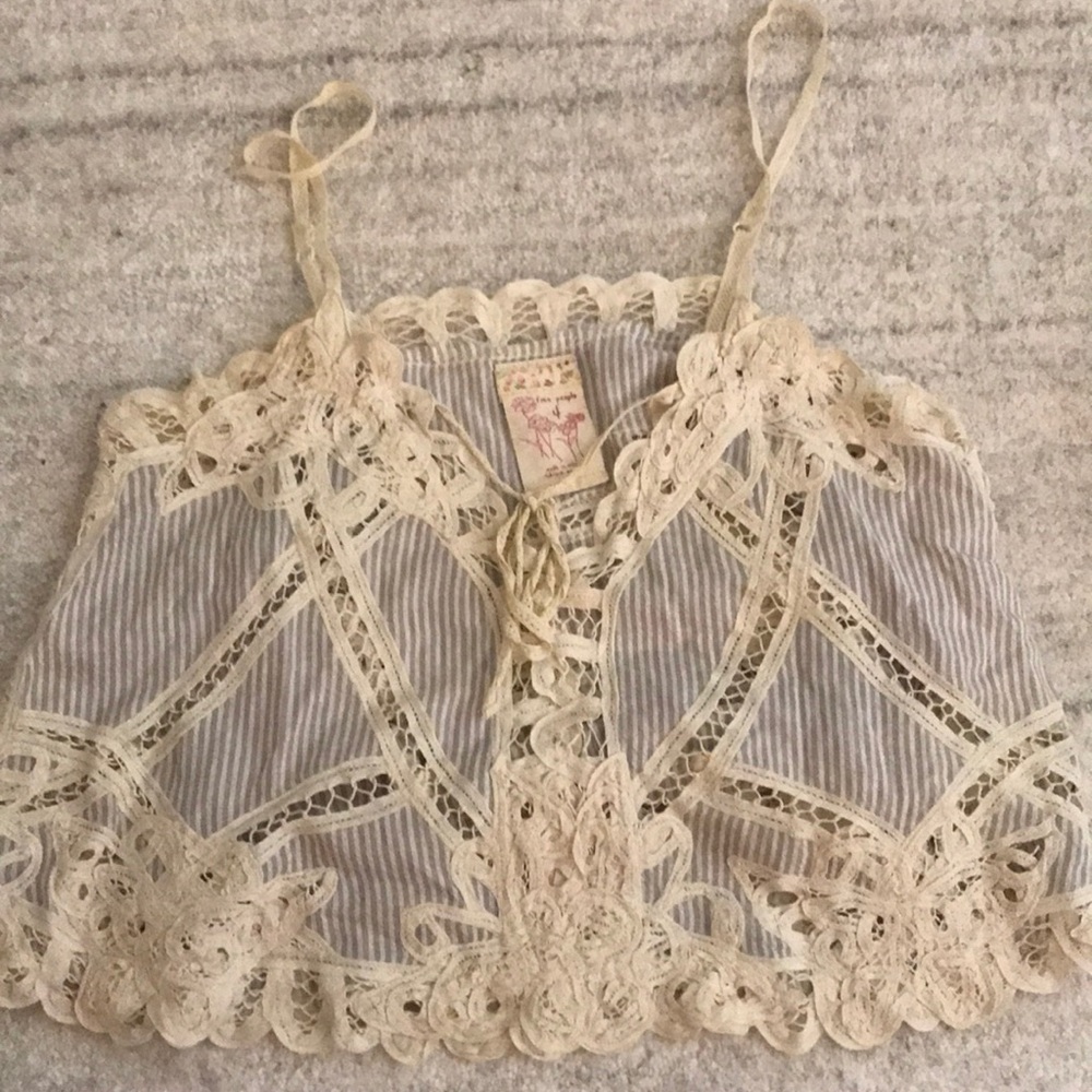 Free People Lace Crop Top